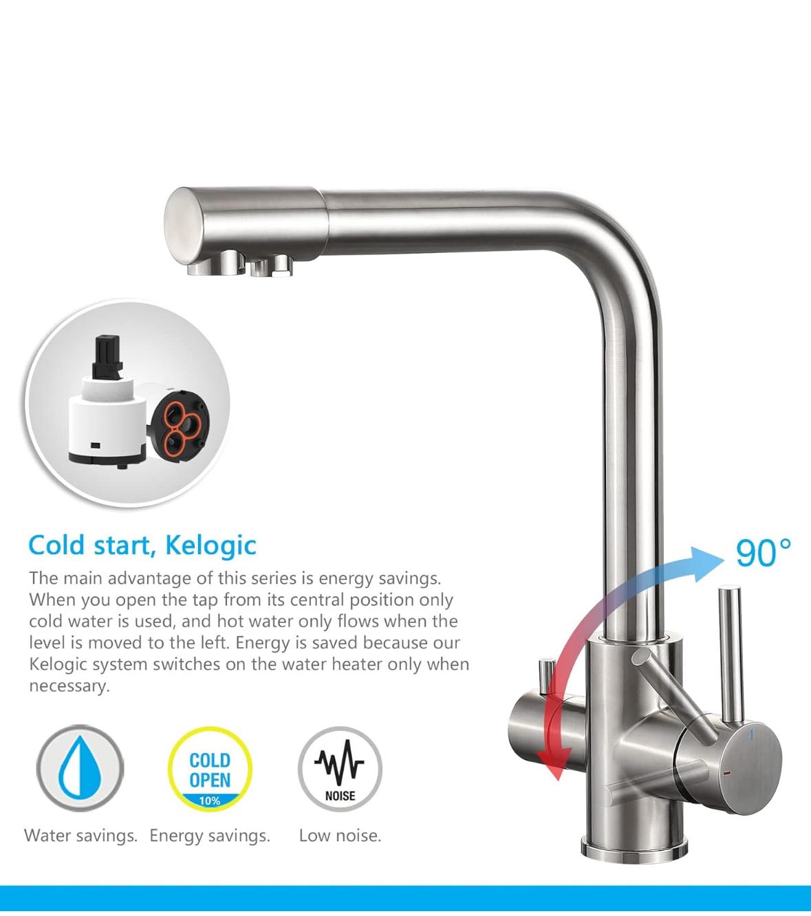 3 Way Water Filter Kitchen Tap