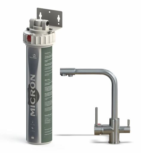 Micron™ Water Filter 3-way Kitchen tap with Active COCONUT Charcoal AQUA03110150153