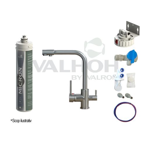 Micron™ Water Filter 3-way Kitchen tap with Active COCONUT Charcoal AQUA03110150153