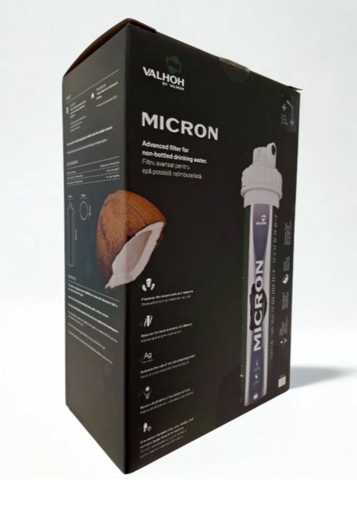 Micron™ Water Filter 3-way Kitchen tap with Active COCONUT Charcoal AQUA03110150153